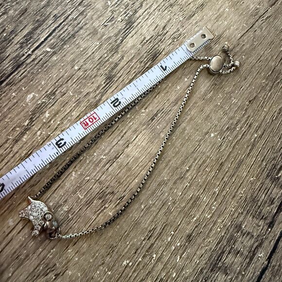 Sterling Silver Elephant Anklet/Bracelet - Picture 5 of 8